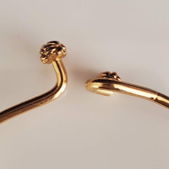 Two Lilly Pulitzer Bangles Gold Tone Orange Slice and Elephant Charms Signed - Picture 4 of 9